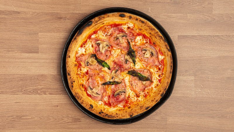 Pizza Cotto e Funghi